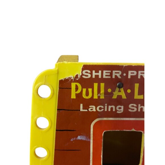 Vintage Fisher Price Pull-a-Long Lacing Shoe Used Fair Condition - Picture 12 of 12